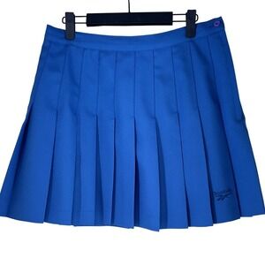 Reebok Pleated Athletic Skirt Womens Size 14 Blue Tennis Golf Skort 90's Y2K EUC